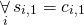 \begin{gather*} \displaystyle\mathop{\forall}_{i} s_{i, 1} = c_{i,1} \end{gather*}