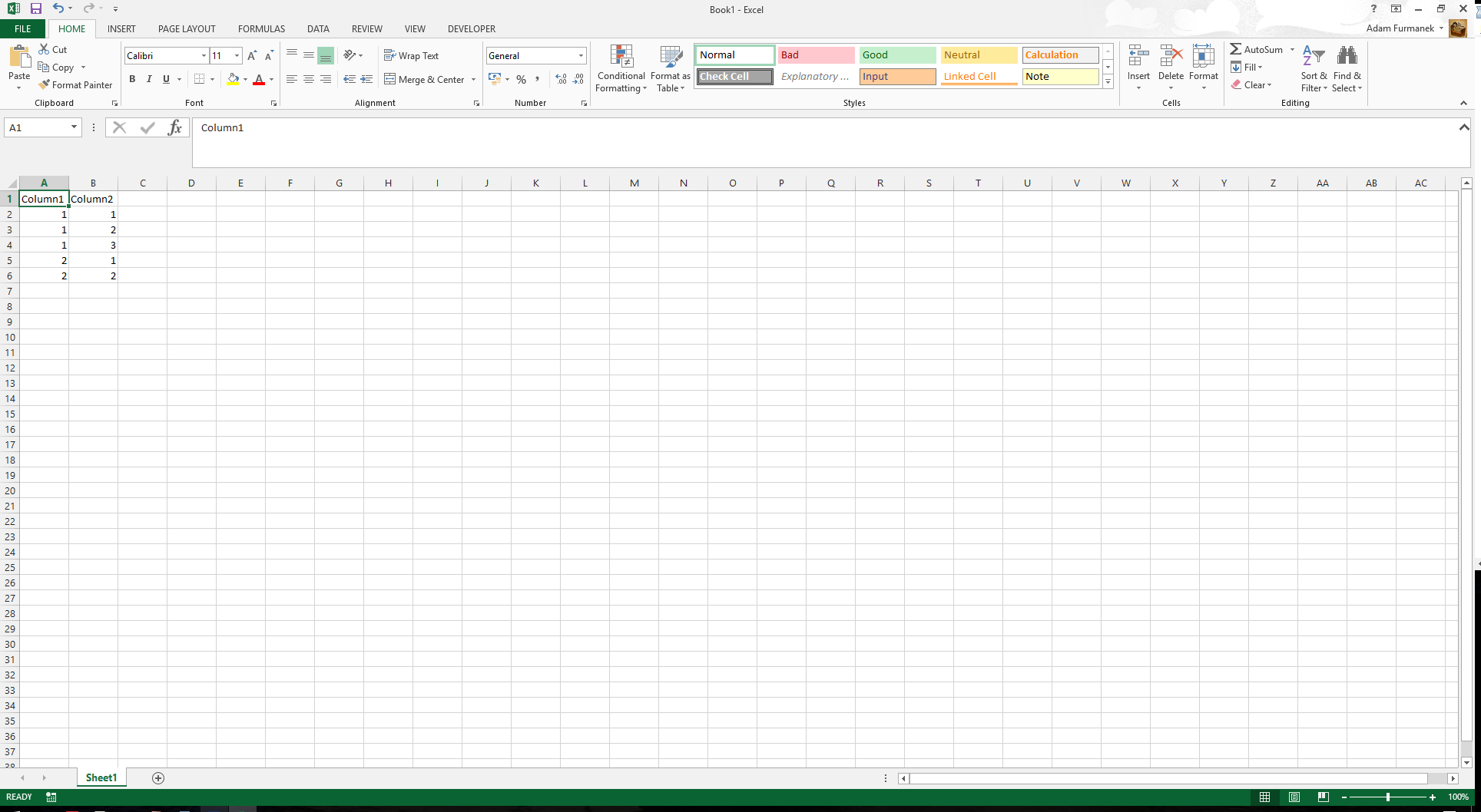 Spreadsheet